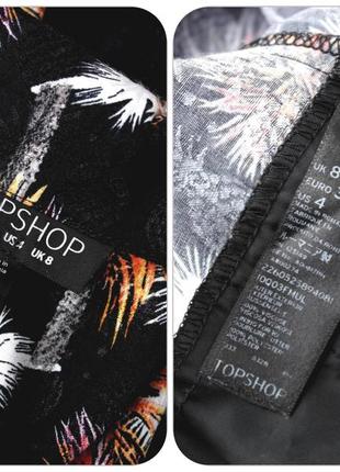 Стильный ромпер "topshop" с пальмами. размер uk8/eur36.  стильный ромпер с шелковистой текстурой "to7 фото