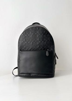 Coach metropolitan soft backpack мужской брендовый кожаный рюкзак портфель оригинал коач коуч на подарок мужу парню1 фото