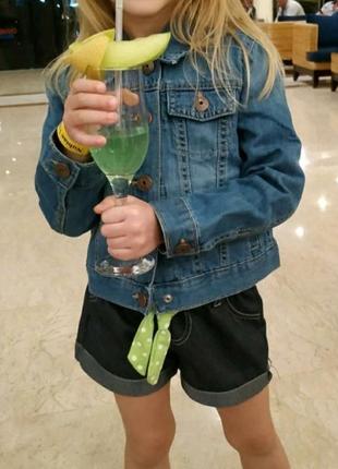 Фирменный пиджак джинсовый