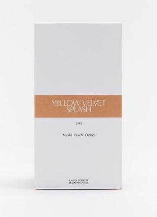 Zara yellow velvet splash 200ml edt