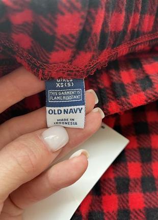 Флисовые пижамные домашние штаны old navy на 5 лет2 фото