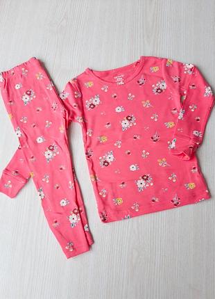 Трикотажна піжама для дівчинки 1,5 і 2 роки картерс6 фото