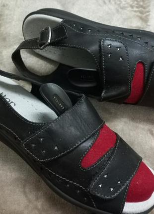 Босоножки сандали фирменные кожа жен. 39р.hotter англии