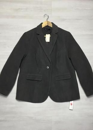 Фирменный женский жакет теплый пиджак capsule оригинал типа marks & spencer