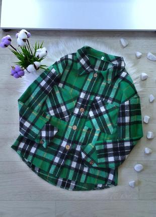 Крутая твидовая рубашка в трендовую клетку