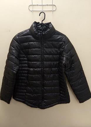 Куртка женская черная демисезонная в-9404. размеры: m;l.