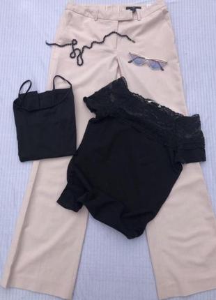 Стильные брюки клеш h&m