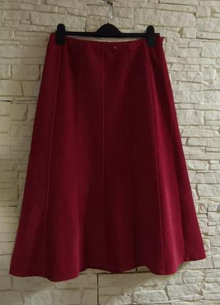 Женская вельветовая юбка деми,коттон,батал, размер 48-501 фото