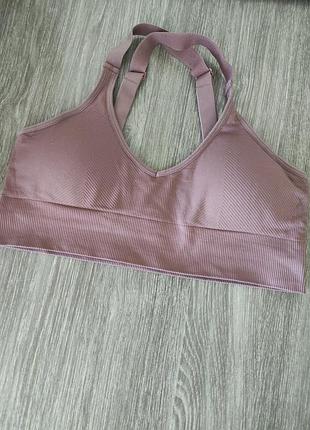 Бесшовный спортивный топ h&m