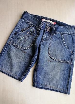 Цена за все, джинсовые шорты р.s, 34-36.6 фото