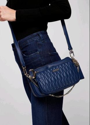 Сумка кроссбоди guess arie quilted crossbody гесс оригинал6 фото