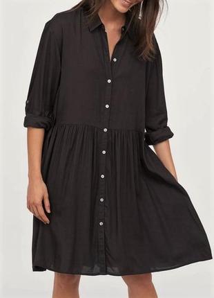 42-44р. свободное платье-халат, вискоза h&amp;m