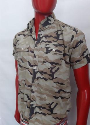 Милитари рубашка gap 3