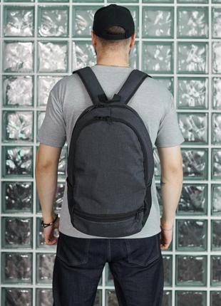 Темно-серый рюкзак мужской для города/обучение/путешествие6 фото