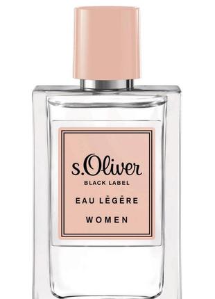 Тестер туалетная вода для женщин s.oliver black label eau legere 30 мл