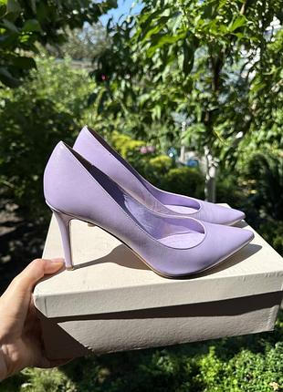 Туфли лодочки сиреневого цвета оригинал итальялия