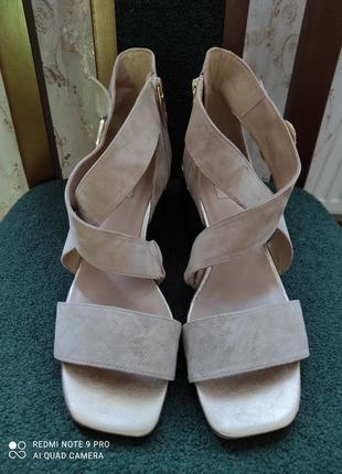 Liu jo новые б�осоножки оригинал, босоніжки, туфли, мюли, кожаные, кожа италия