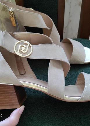 Liu jo новые б�осоножки оригинал, босоніжки, туфли, мюли, кожаные, кожа италия