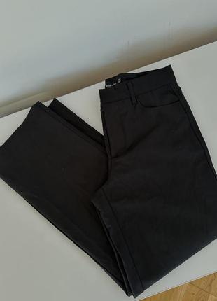 Классические брюки stradivarius 36 s брюки палаццо кюлоты женские черные брюки5 фото