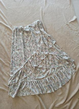Классная женская юбка щи воланами primark,р.525 фото