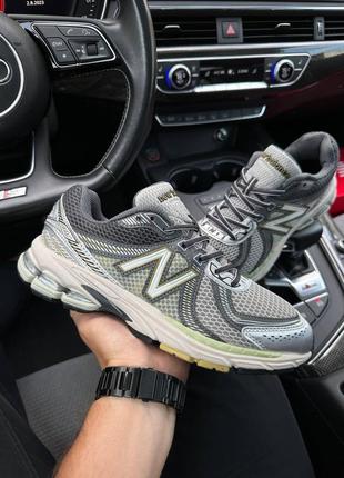 Мужские кроссовки new balance 860 v2 grey silver yellow 41-42-43-44-45