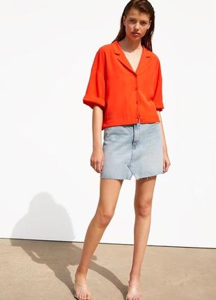 Zara свободная блузка топ 💯 % лиоцелл8 фото