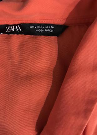 Zara свободная блузка топ 💯 % лиоцелл10 фото