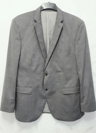 Тонкий піджак, 50-52, костюмна тканина з натуральної вовни, 50-52, roy robson