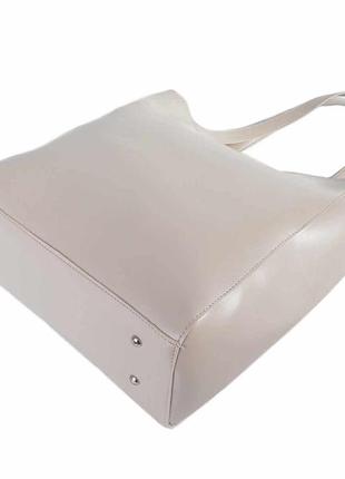 Женская модельная сумка lucherino 518 бежевый тауп3 фото