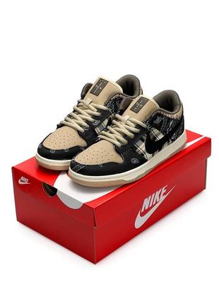 Чоловічі кросівки nike sb dunk low travis scott#найк