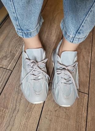 Женские кроссовки shoes grey5 фото