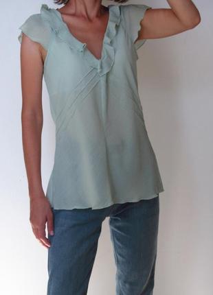 Красивая блуза оливкового цвета 🫒2 фото