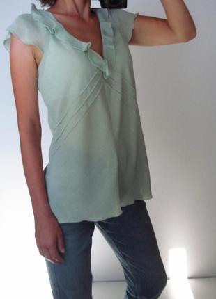Красивая блуза оливкового цвета 🫒4 фото
