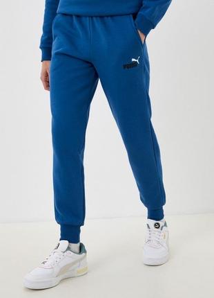 Мужские тёплые спортивные штаны брюки puma на флисе