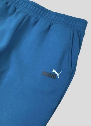 Мужские тёплые спортивные штаны брюки puma на флисе nike6 фото