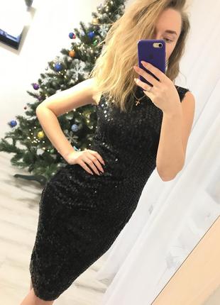 Платье на новый год в блестках