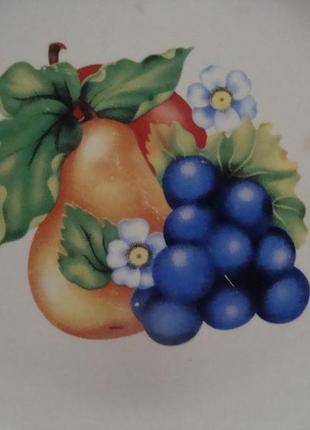 Тарелка фрукты ссср буды №9684 фото