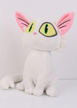 Мягкая игрушка кот дайджин белый 28 см