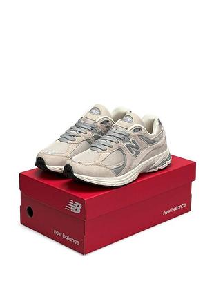 Мужские кроссовки new balance 2002 r beige