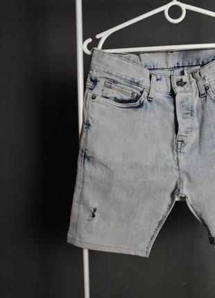 Стильні джинсові шорти з потертостями h&m2 фото