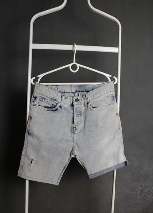 Стильні джинсові шорти з потертостями h&m3 фото
