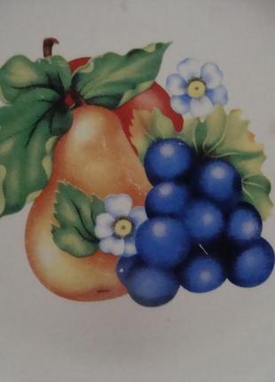 Тарелка фрукты ссср буды №968 )