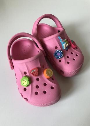 Розовые crocs 7 размер, 15 см