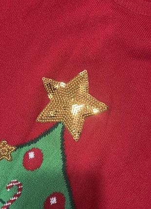Різдвяний светр з ялинкою3 фото