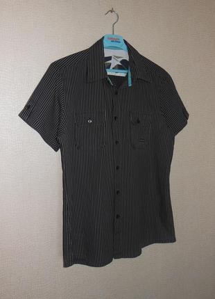 Стильна сорочка, рубашка натуральна topman arcadia grоup limited (британія) р. l3 фото