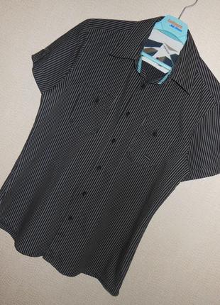 Стильная рубашка натуральная topman arcadia grоup limited (британия) р. l5 фото
