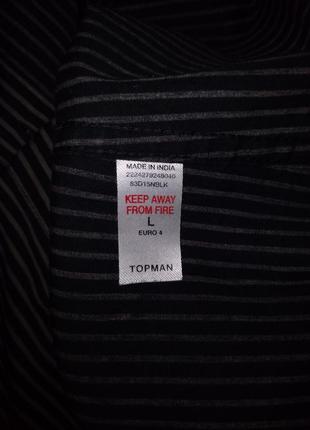 Стильна сорочка, рубашка натуральна topman arcadia grоup limited (британія) р. l9 фото