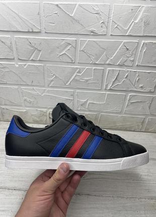 Кроссовки кожаные adidas barricade classic bounce blue на осень