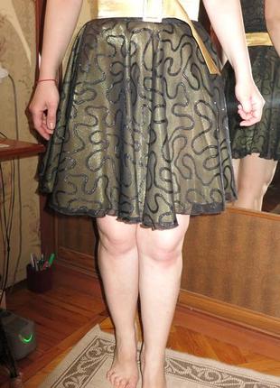 Юбка солнце с поясом