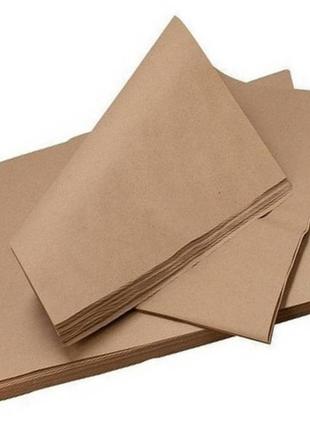 Крафтовий пакувальний папір у аркушах формату а2 (420*600мм), щільність 90 г/м2, 150 аркушів у пакуванні2 фото